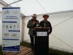 Jérôme Vandewalle, président de l'UCAL et Christophe Chavot, président du groupe Eurea