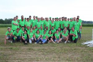 Tous en vert : Groupe animation plate-forme d'essai LAA 2017